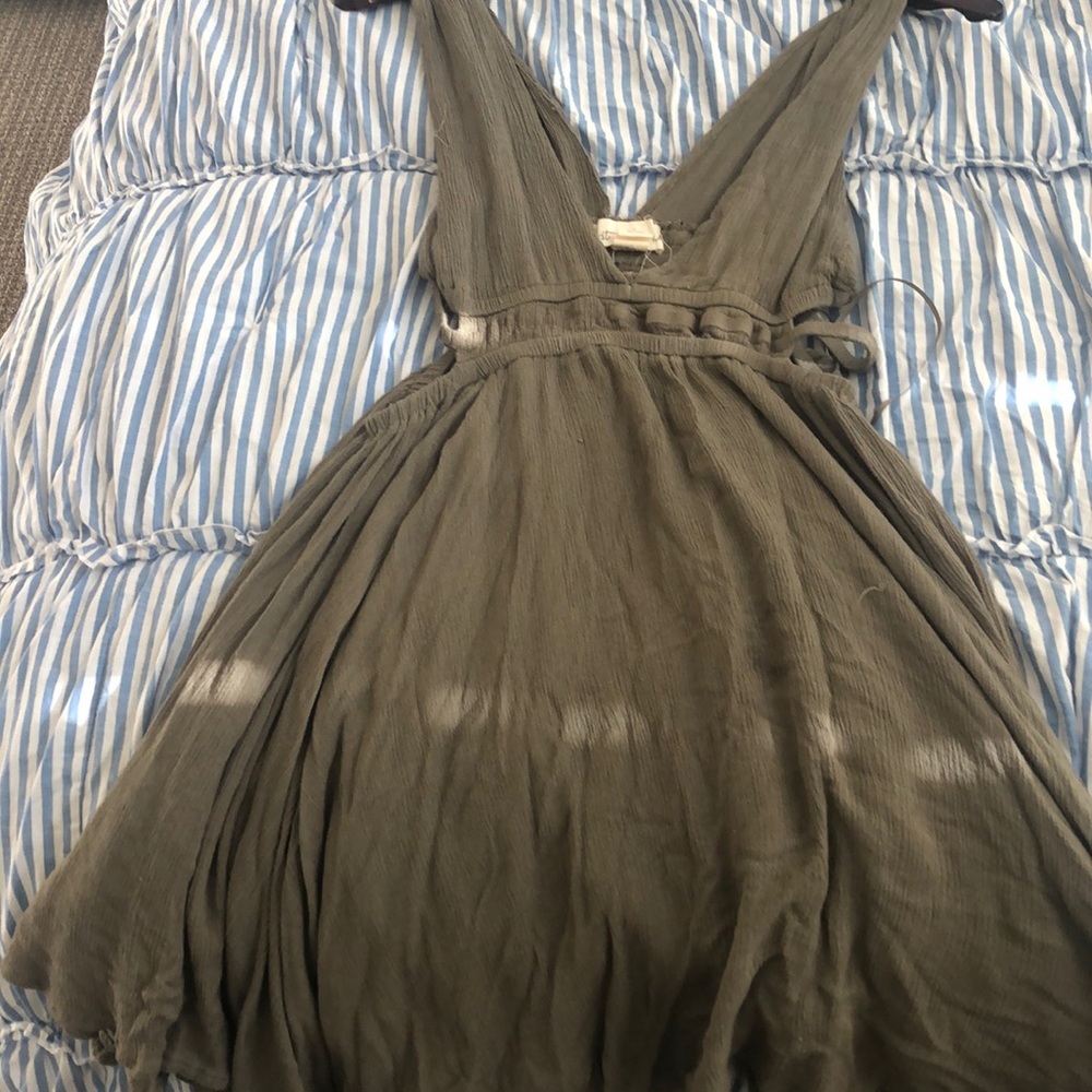 Army green dress